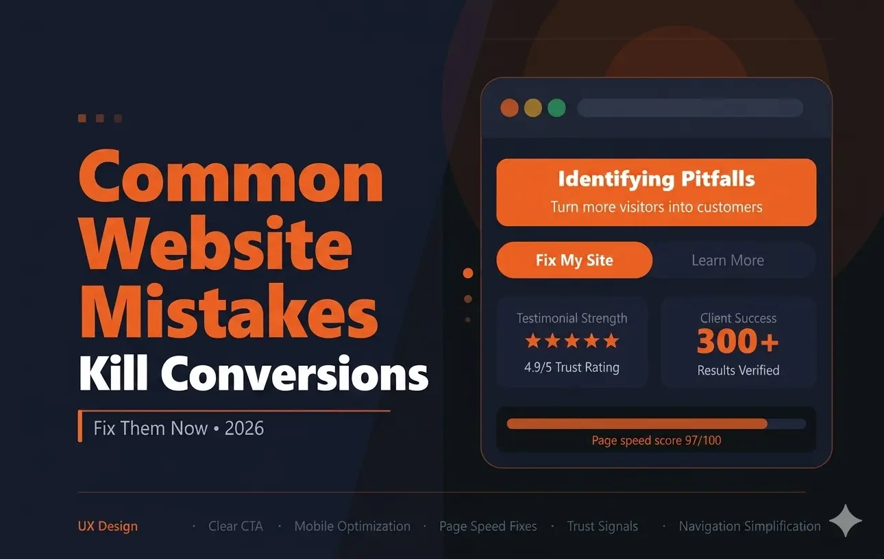 Common Website Mistakes That Hurt Conversions
